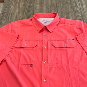 Eddie Bauer Men’s Size XXXL coral shirt new without tags 3 XL